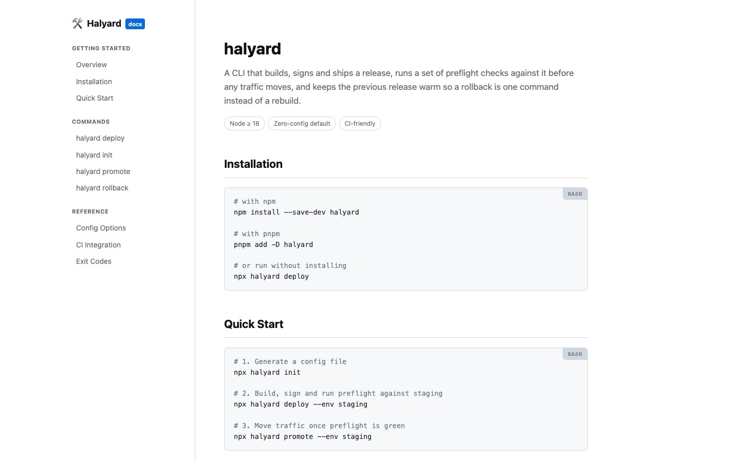 API docs built without UI Craft