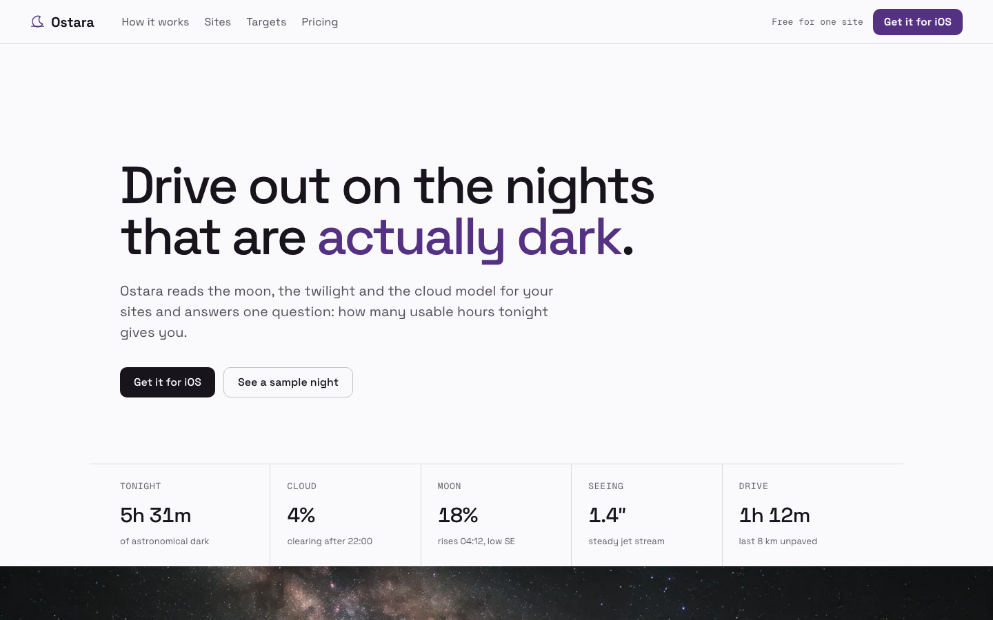 Landing page built with UI Craft